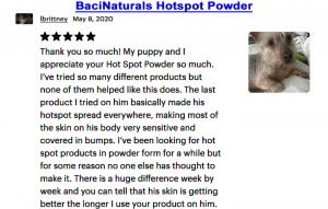 Bacinaturals Organic Hotspot Powder